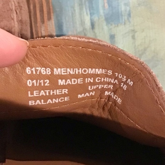 Clarks 10.5 Loafers Mens Distressed Leather Brown Stitching Detail Stacked Heel main image 9